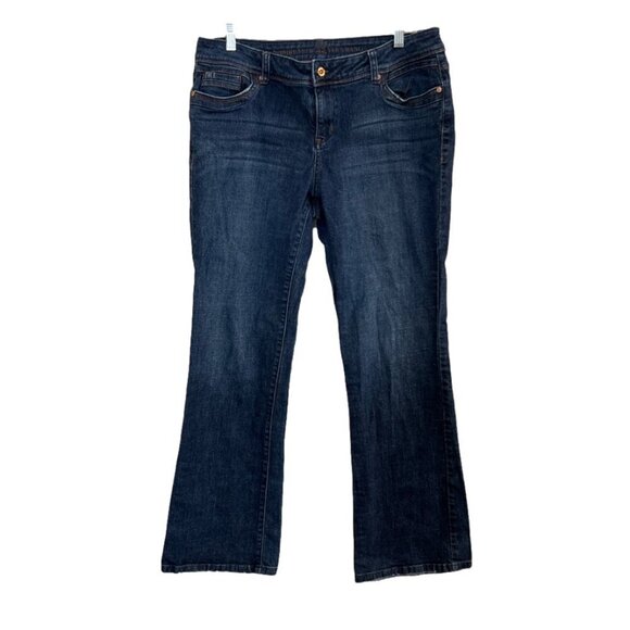 Simply Vera Vera Wang Blue Boot Cut Jeans - Picture 1 of 5